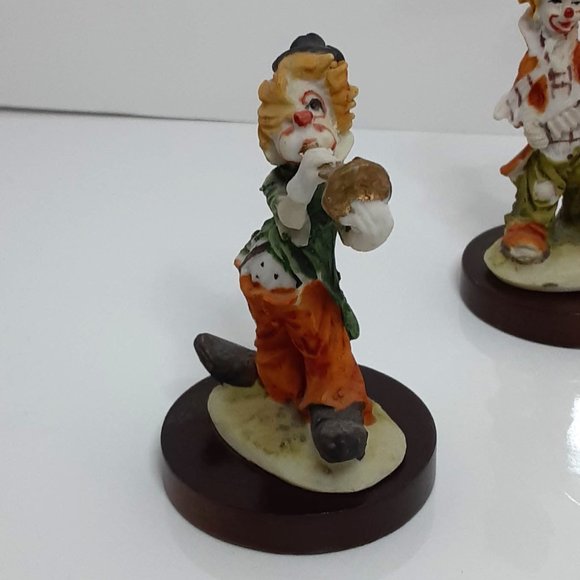 Vintage Pucci Arnart Hobo Clown Resin Figures - Lot of 4 - Picture 6 of 6